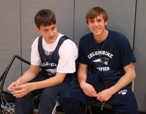 Jake with his favorite basketball partner, Daniel