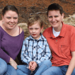 Mom, dad, and son.