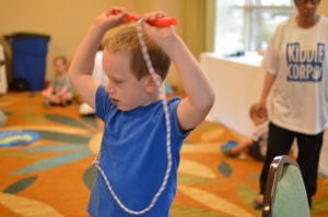 Child with rope