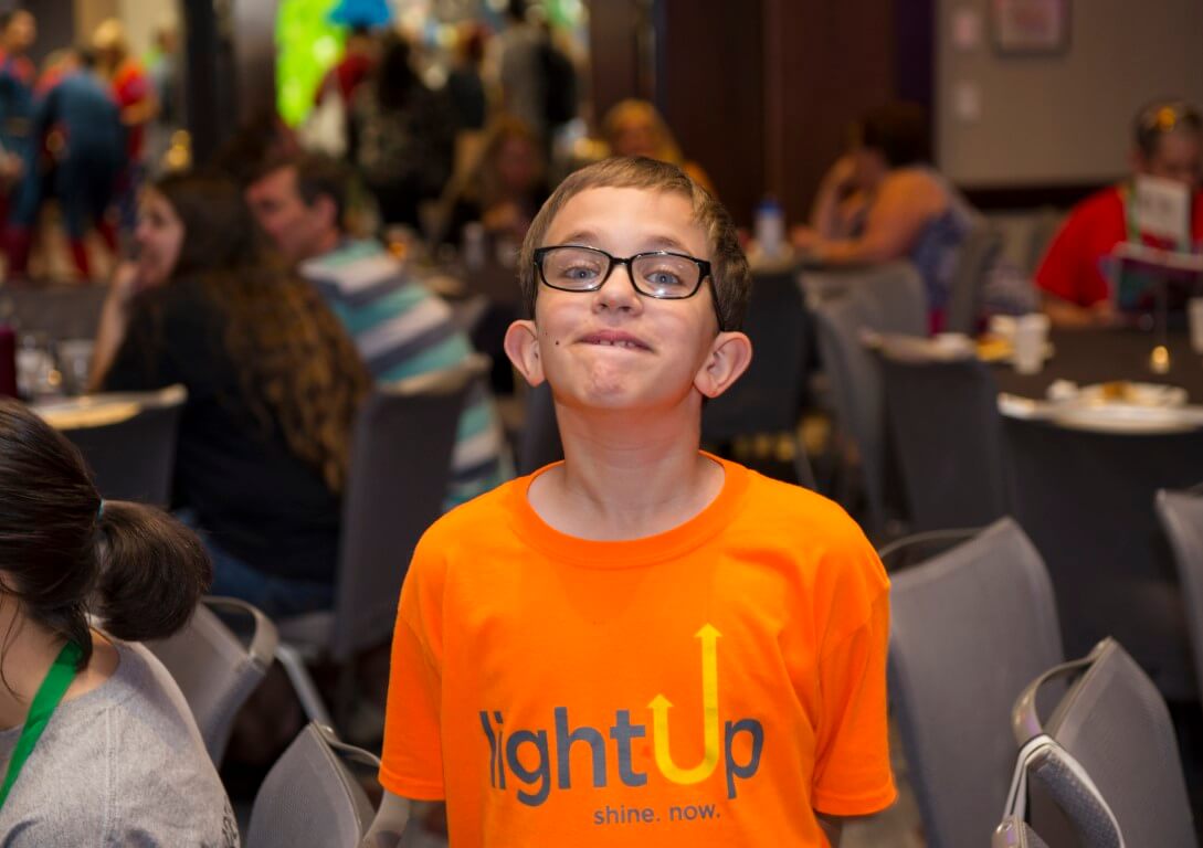Boy with Fragile X at the 2018 NFXF Conference