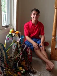 Mitchell Christoff at home.