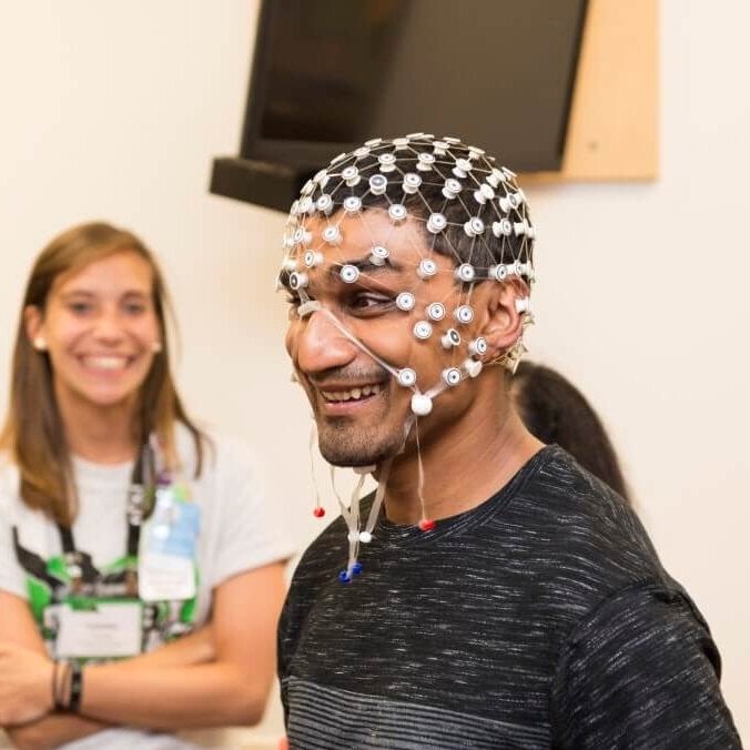 Patient models EEG sensors