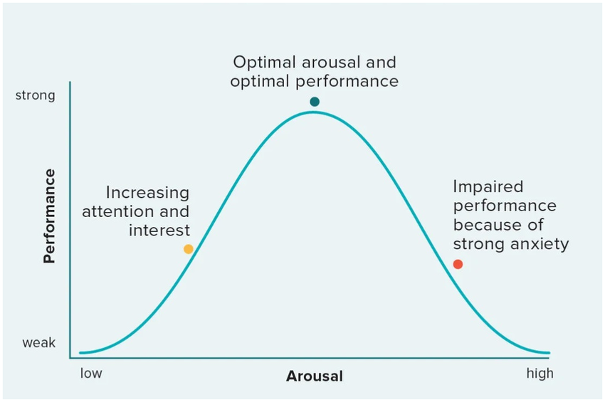 The Yerkes-Dodson Law illustrates the relationship between stress and performance.