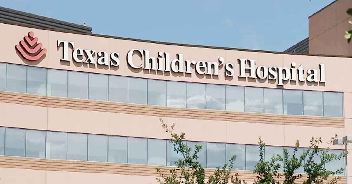 Exterior of the Texas Children's Hospital.
