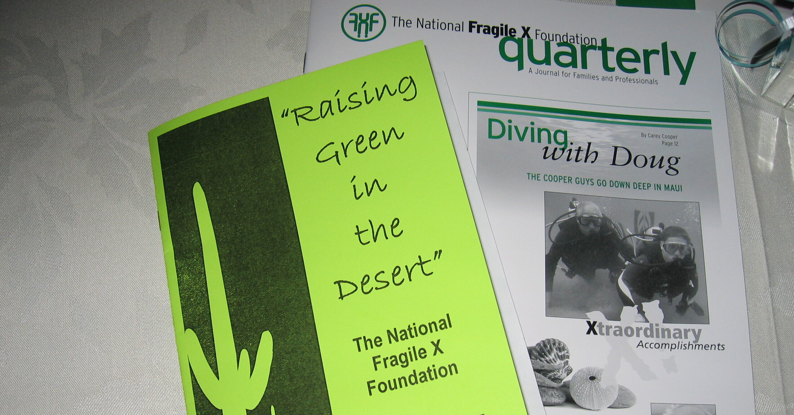 The NFXF Quarterly newsletter