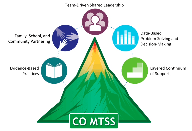 Illustration of the primary components of MTSS.