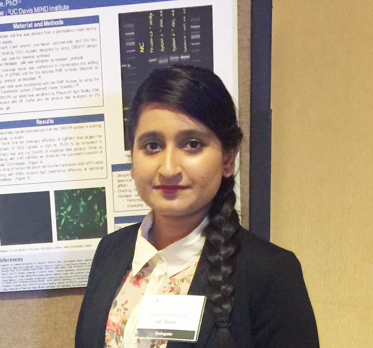 Marwa Zafarullah, 2017 Summer Scholar.