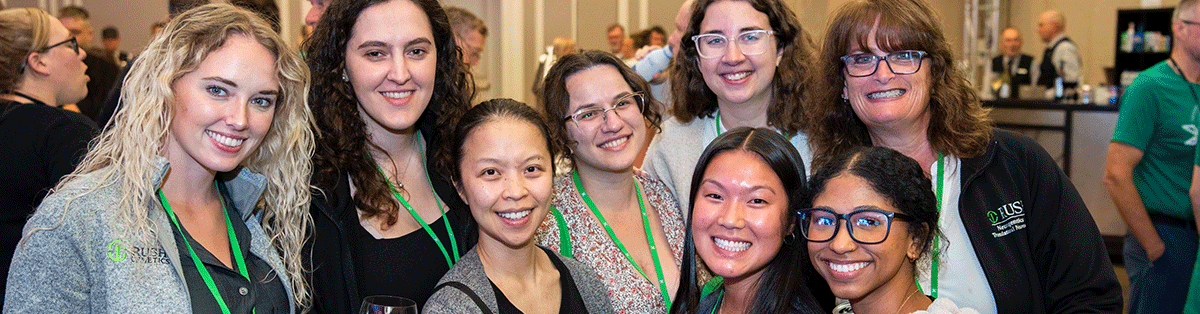 Several women attending the international conference.
