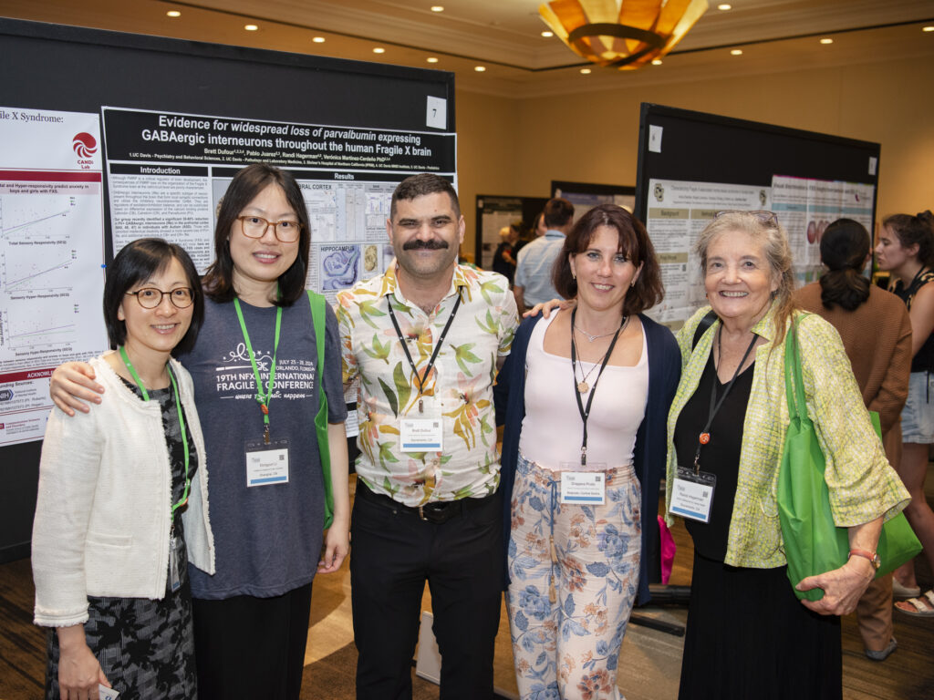 Dr. Hagerman (left) with other attendees from as far away as China and Serbia.