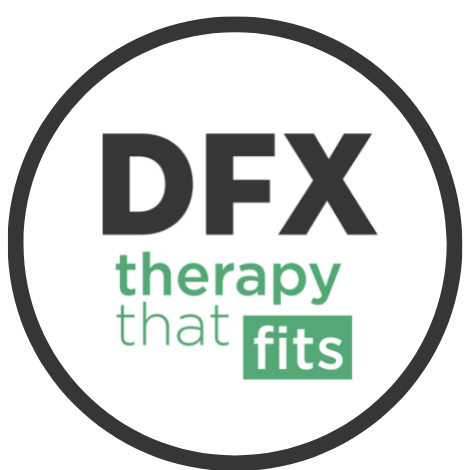 DFX therapy that fits logo