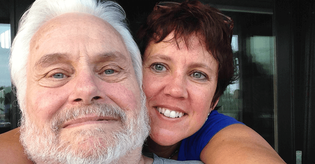 Jack Herzog and his wife and caretaker for his FXTAS symptoms.