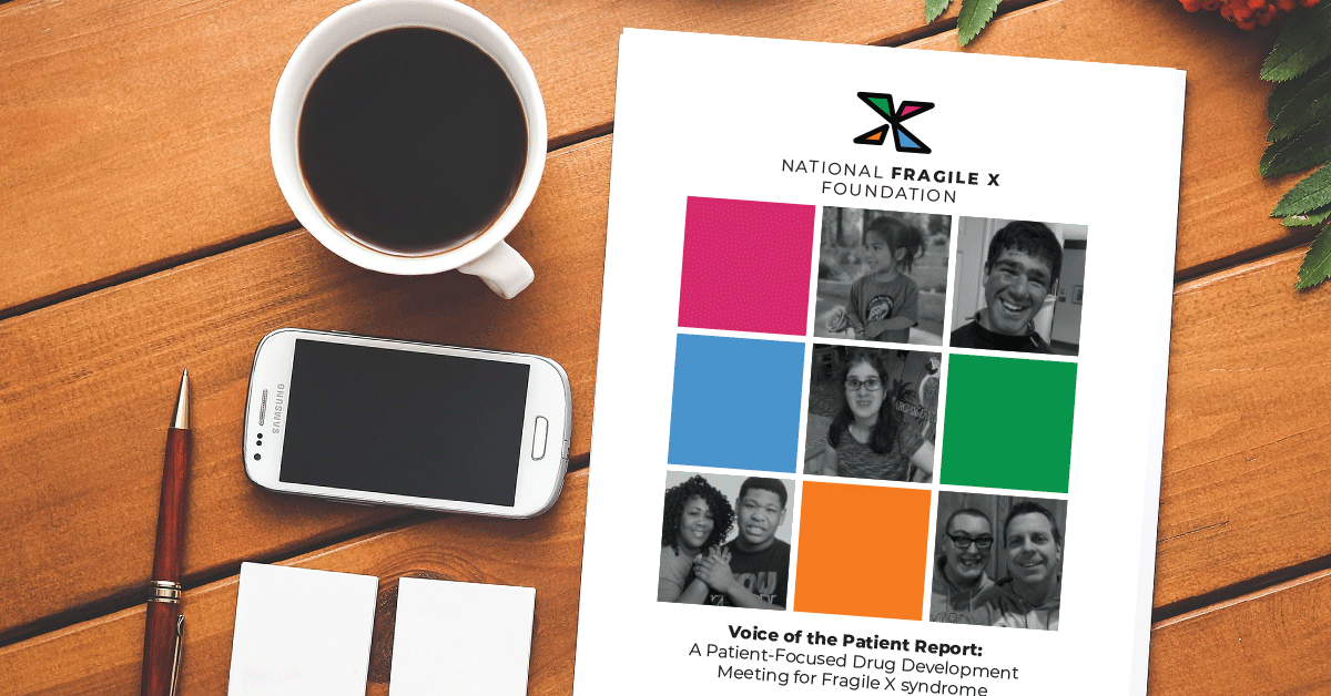 The Voice of the Patient Report on a table next to a smartphone and a cup of coffee.