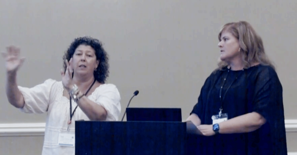 Drs. Hess and Chitwood present Assistive Technology: Introduction, Overview and Applications for FXS at the 19th Fragile X Conference.