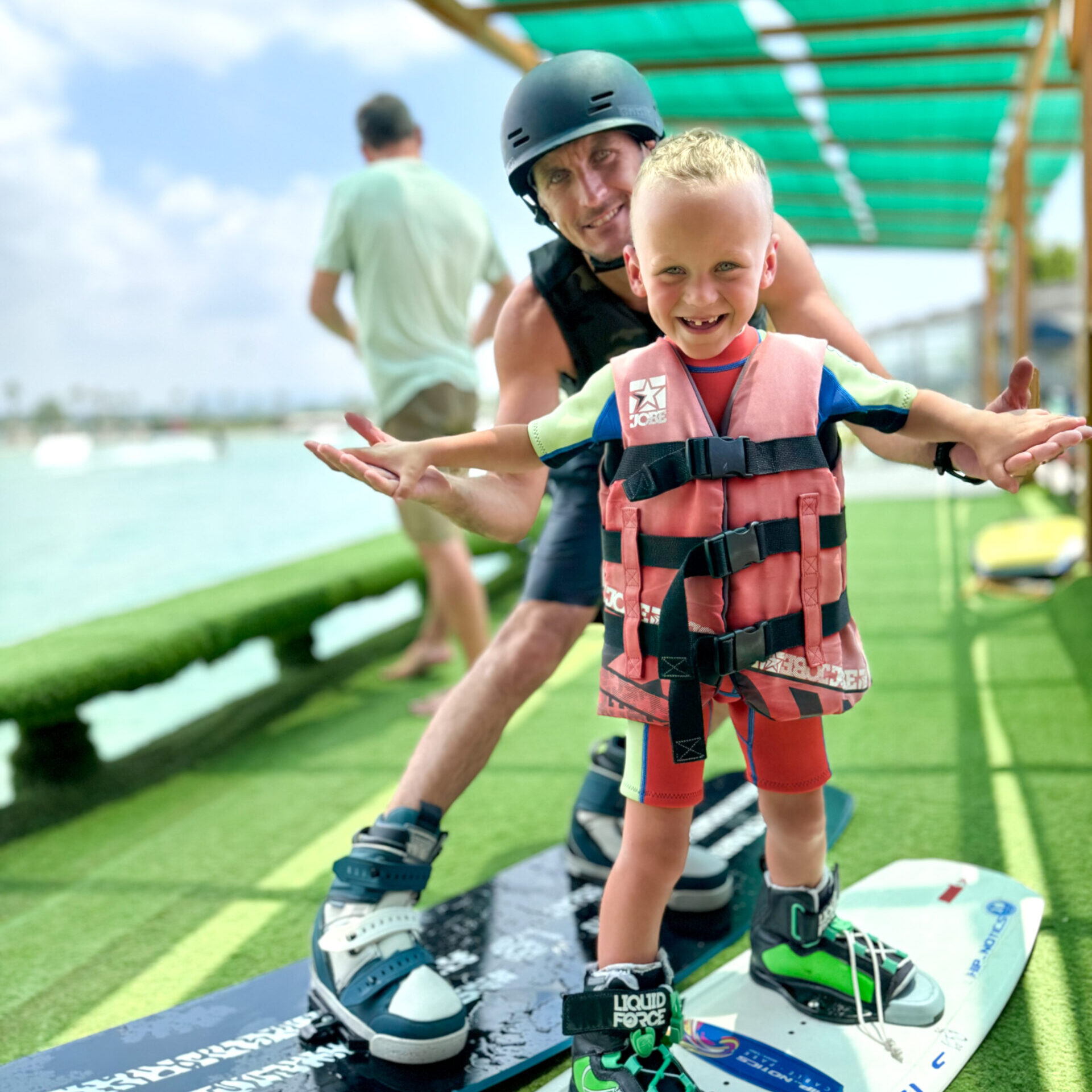 Nazar on a wakeboard
