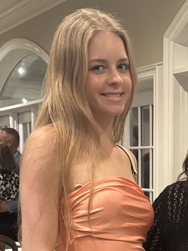 Sarah Hansmann photo from school dance.