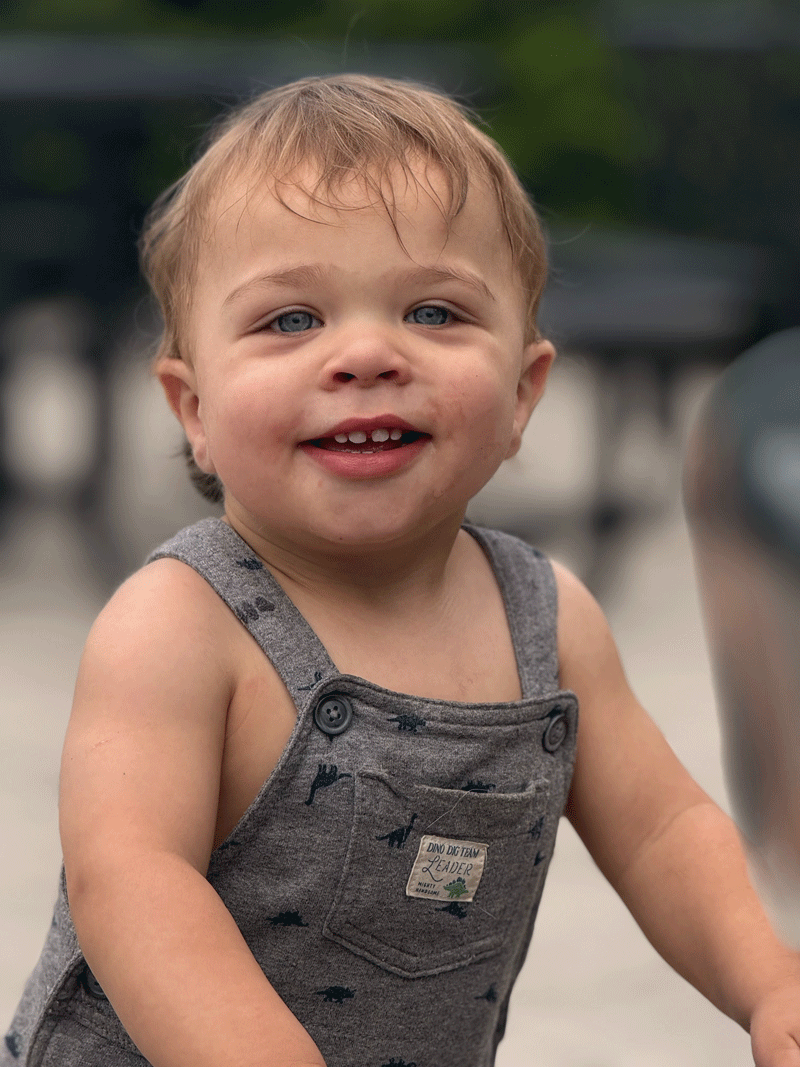 Zachary Simmons outdoors having a grand time.