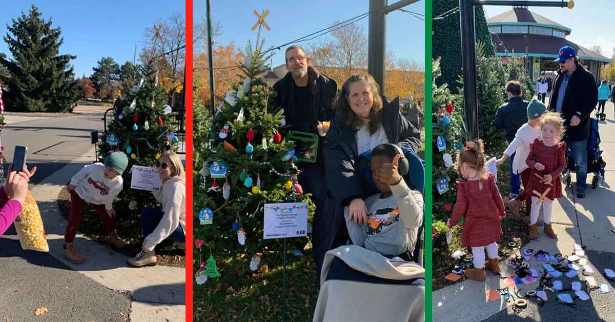 Scenes from the 2024 Tree Trim event.
