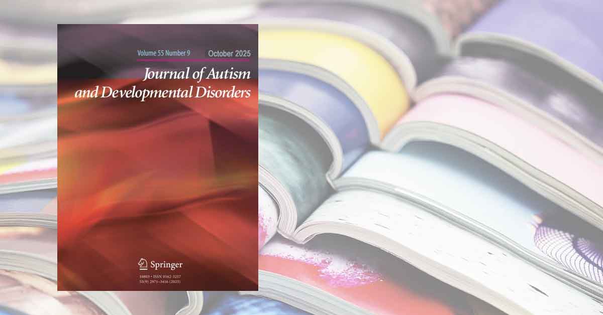 Journal of Autism and Developmental Disorders