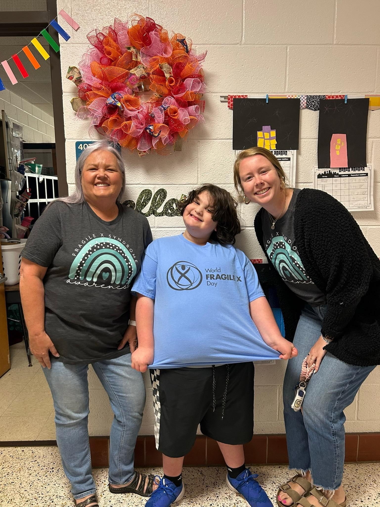 Mrs. Hunt, Avi, and Ms. Davis