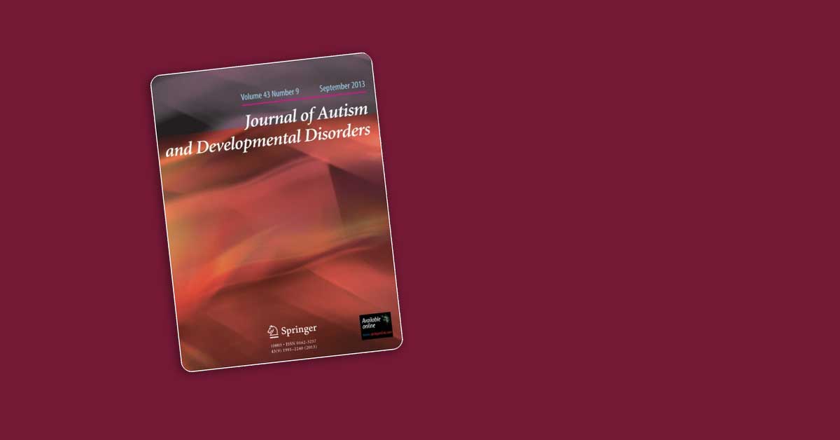 The Journal of Autism and Developmental Disorders