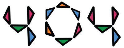 404 error image based on National Fragile X Foundation logo design.