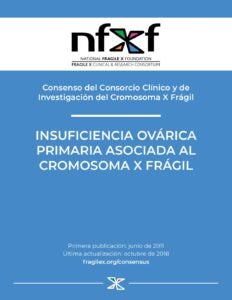Insuficiencia Ovárica Primaria Asociada al Cromosoma X Frágil