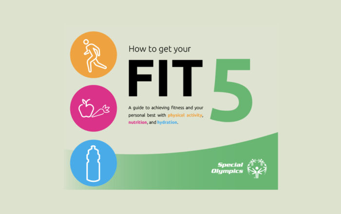 Special Olympics Fit 5 Program cover art