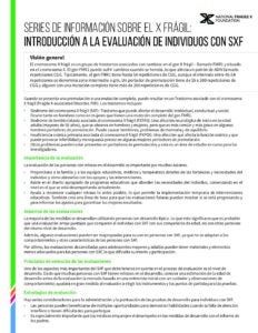 Introducción A La Evaluación De Individuos Con SXF