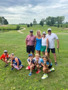 Marner family and friends at the Byron Hills golf course for their 5th annual Fragile X fundraiser.