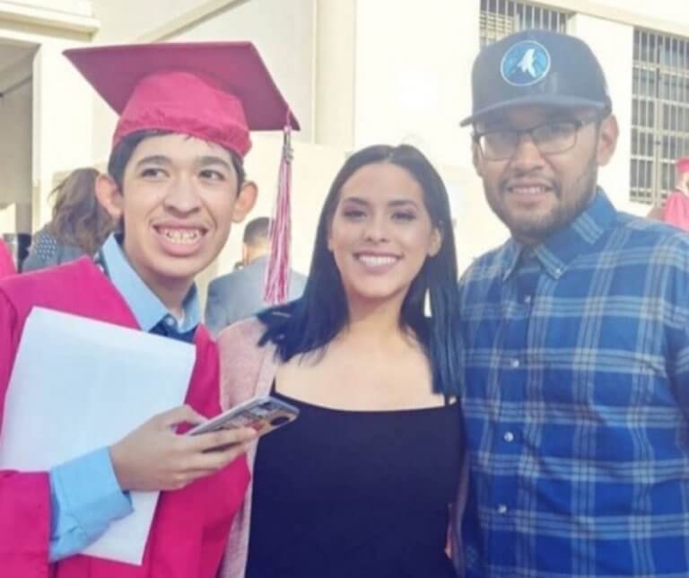 Juan and Victoria Pacheco with Kenny