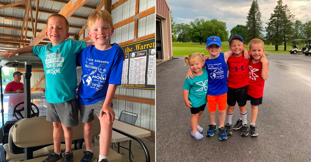 Children helpers at the 3rd Annual Quad Cities Fragile X Golf Outing.