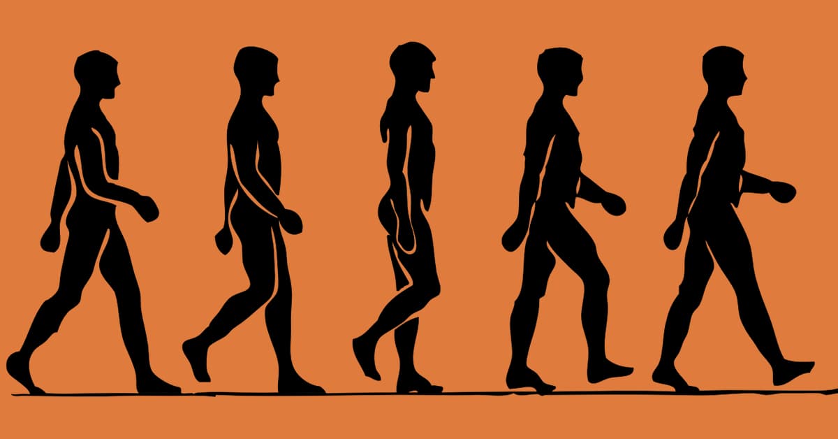 figures showing walking gait