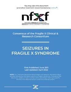 Seizures in Fragile X Syndrome